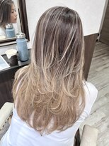 ベルヘアーデザイン 堺東(Belle hair Design)&nbsp;コントラストハイライト/バレイヤージュ/外国人風/堺東