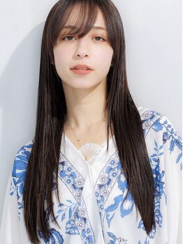 クロエ 恵比寿(Cloe)の写真/【縮毛矯正+カット¥9000】全工程スタイリスト担当&髪質に合わせた豊富な薬剤で理想の憧れストレートが叶う