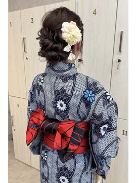 キイ ギンザ(k.e.y GINZA) 【浴衣の着付け+ヘアアレンジ】