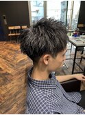 【SKILL】メンズ/ブリーチ/眉毛/パーマ/スパイキーショート