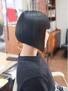 【無敵ボブ】ストパー×ドライカット=再現性抜群◎朝ラク♪まるで毎日サロン帰り