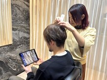 髪も頭皮もお顔もトータルで整えます！月に一度のご来店がおすすめです。