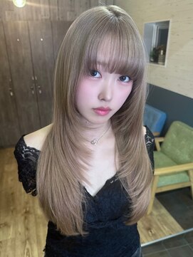 スカイ(SKY) 透明感カラー/髪質改善/縮毛矯正/韓国風レイヤーカット