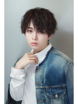 リップス 川崎(LIPPS) 無造作前髪分けスタイル