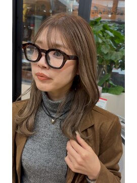 アヴァンス 広島本通店(AVANCE.) 黒髪/クラゲヘアー/オリーブグレー/小顔/ココアベージュ/広島