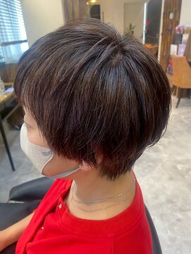 ヘアリゾート粋 トゥジュ 池袋東口店(tujuh) ショート/レイヤーカット/ブラウン