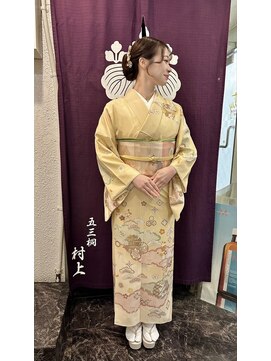 ◎訪問着レンタル着付けヘアセット