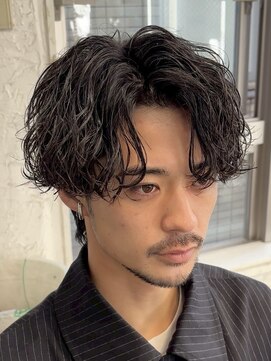 フィフス 栄(fifth) 名古屋栄センターパートニュアンスパーマウルフヘアミディアム