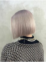 アフターニュース 新潟(afternews) ダブルカラーラベンダーーベージュカラーケアブリーチハイトーン