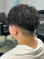 エルマーク 松山(L-MARK)&nbsp;メンズパーマ/ツイストスパイラル/サーフカール/men's/眉毛