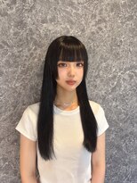 コード 四条河原町駅店(CHORD)&nbsp;黒髪ロング/姫カット/ストレートヘア/ロングヘア/四条/河原町