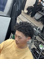 心斎橋 カイ(X)&nbsp;スパイキーアフロ/刈り上げ