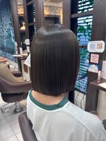 クリック 鎌取店 縮毛矯正×タッセルボブ