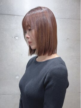 スー 自由が丘(suu) 30代40代50代前下がりボブ/自然な縮毛矯正/髪質改善