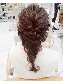 波ウェーブ☆編み下ろしヘアセット