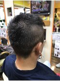大人ツーブロック