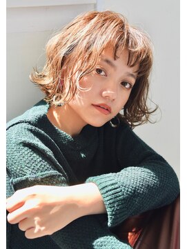 ユノ(juno) 【Lepes】ミニボブウェーブパーマ♪ベージュカラー