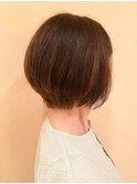 【morio鶴瀬】襟足短め丸みショートボブ