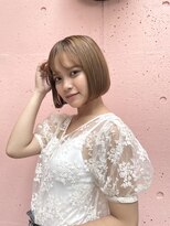 スリーエヌ(NNN) ベージュミニボブ