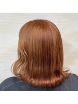 アンククロス 表参道(ANKH CROSS)&nbsp;ブリーチ1回のオレンジカラー