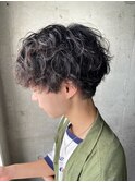 トレンドヘア韓流マッシュパーマ