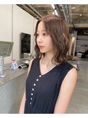 ベージュカラー　マロンベージュ