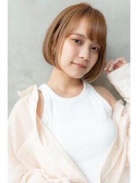 ケアリー 大泉学園(Carelly) 大人かわいい前髪セシルカットココアブラウンフリンジウェーブ