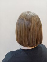 オレロ 国立(olelo)&nbsp;暗めカラー/グランマッシュ/デザインカラー/フェザーパーマ/国立