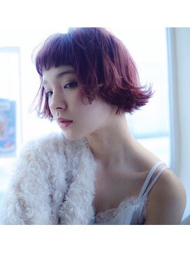 ラべリー 池袋(LOVELEY) 個性派ボブ　チェリーピンク【池袋】