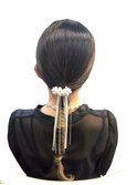ドレスヘア　お呼ばれ　アレンジ　結婚式