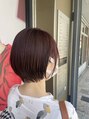 カイノ なんばエキカン店(KAINO)&nbsp;首元がスッキリめのショートボブです！