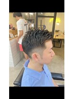 フランクスバーバーリザーブ 人形町店(FRANK’S BARBER RESERVE)&nbsp;アップバングショート