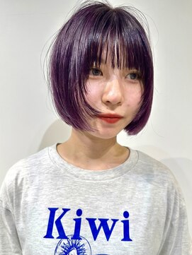 ディッセンバー 神宮前(December) 紫カラー/ぶどうカラー/パープルカラー/ブリーチカラー/渋谷