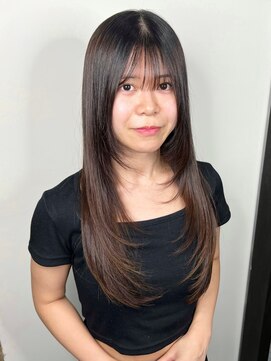 グラッド(GLAD.) レイヤーカットロングウルフカットウルフ顔まわりレイヤーカット