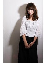 アディクト イースト 東陽町東口(addict EAST)&nbsp;厚め前髪大人かわいい＿ダークモカ＿セミロング［東陽町］