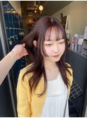 韓国レイヤーカット/韓国ハッシュカット/ロングレイヤー/韓国風