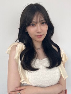 ユーフォリア 青山(Euphoria) オンブレグレージュオリーブベージュくびれミディ大人美人