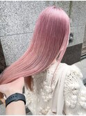 ラベンダーピンク　ケアブリーチダブルカラー