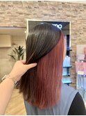 地毛を活かしたインナーカラー【池袋インナーカラー】