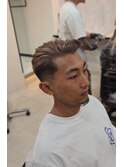 海外風/バーバースタイル/メンズブリーチ