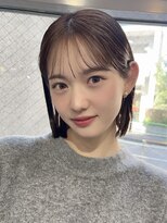 メゾンアクア 表参道(Maison ACQUA)&nbsp;切りっぱなしボブナチュラルボブミディアム前髪縮毛矯正表参道