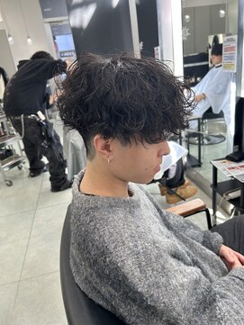 ネクスト 静岡店(NEXT) MEN'S HAIR/ダークアッシュ/ニュアンスパーマ/韓国マッシュ