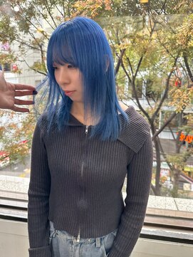 ナンバー アンフィール 渋谷(N° anfeel) オーシャンブルー/推しカラー