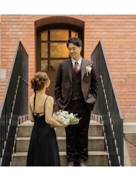 ソノ(sono) 前撮りヘア　花嫁ヘアメイク　ベロアリボン　結婚式