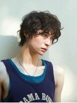 【fuuki style】メンズ 海外風 ウルフ パーマ