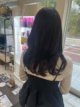 ソワンドゥブレスココ 京都店(soin de brace coco.) 暗髪の中にも透明感あるナチュラルグレージュ