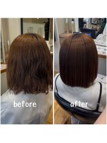 パーマ落としラボ アピッシュ 青山(apish)&nbsp;パーマ戻し/パーマ落とし/ストレートヘア/髪質改善/パーマお直し