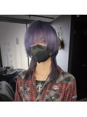 中性的メンズウルフカットマッシュウルフショートウルフカット