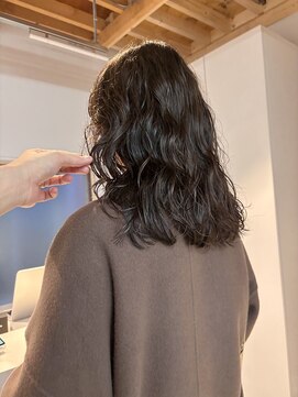 ふんわりウェーブパーマ