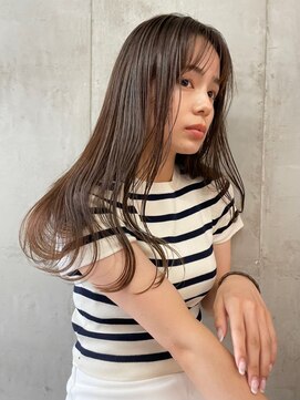 ソルトウォーター(SALT WATER) ピンクベージュ/イメチェン/ブリーチ/恵比寿/代官山